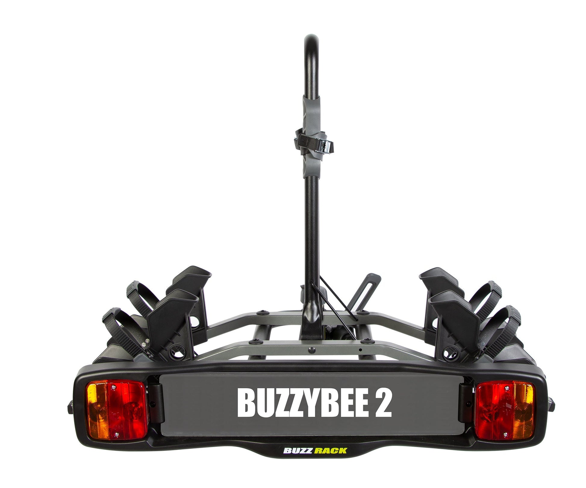 Buzzrack Buzzybee 2 locking clamp and frame pad detail