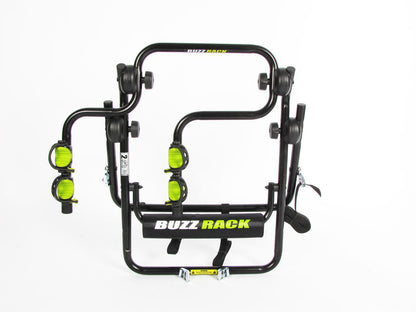 Buzzrack Beetle 4X4 dual arm rack rear view on 4WD