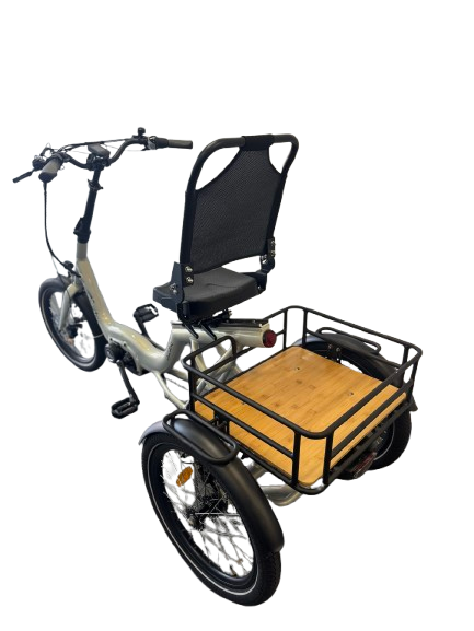 Ryder Eureka Electric Trike side angle | Grace & Pace Electric Bikes