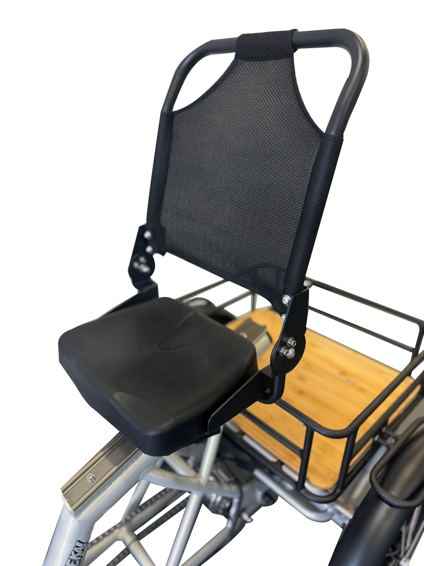 Ryder Eureka Electric Trike semi-recumbent seating | Grace & Pace Electric Bikes