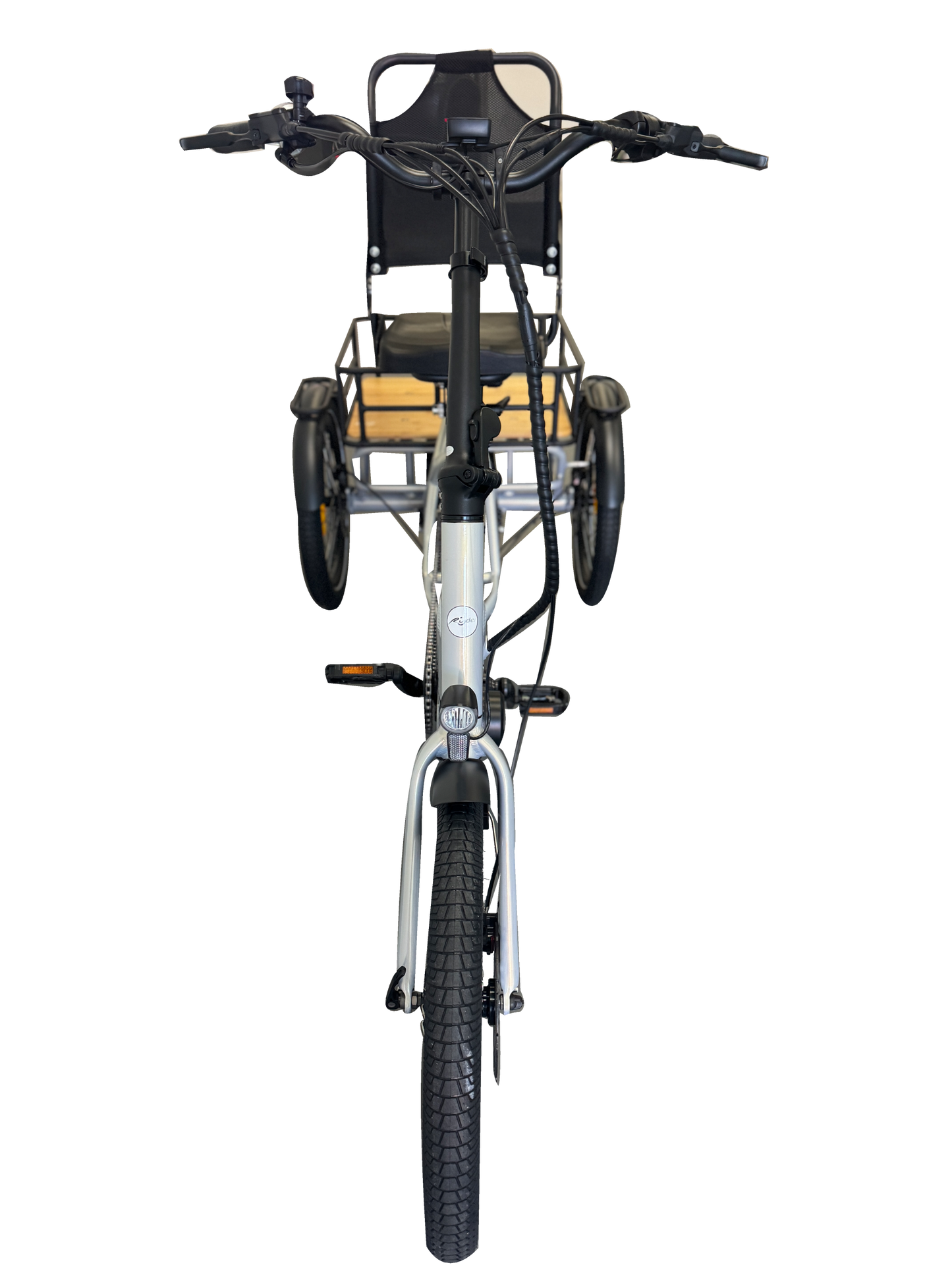 Ryder Eureka Electric Trike OLI mid-drive motor detail | Grace & Pace Electric Bikes