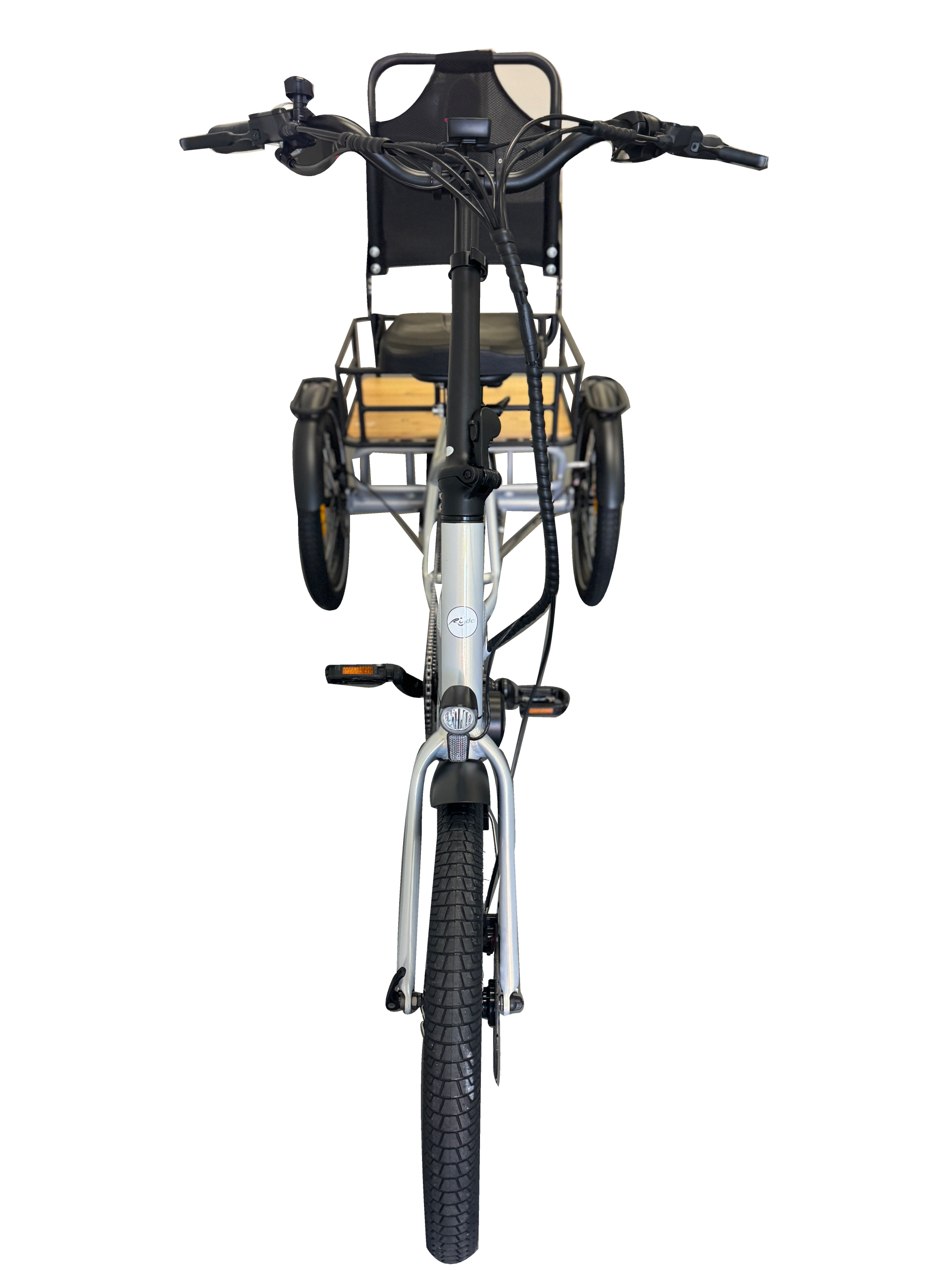 Ryder Eureka Electric Trike OLI mid-drive motor detail | Grace & Pace Electric Bikes