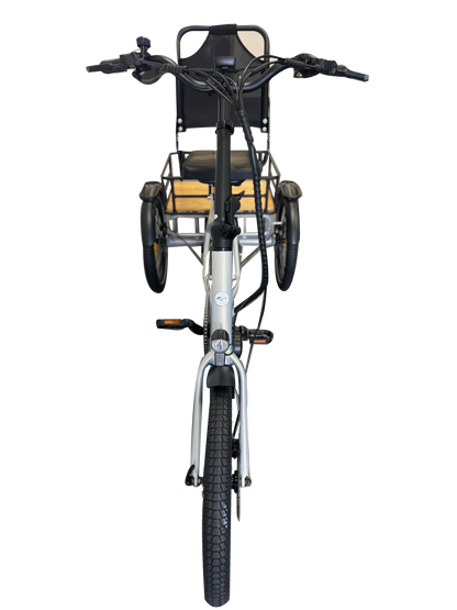 Ryder Eureka Electric Trike OLI mid-drive motor detail | Grace & Pace Electric Bikes