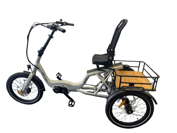 Ryder Eureka Electric Trike rear view | Grace & Pace Electric Bikes