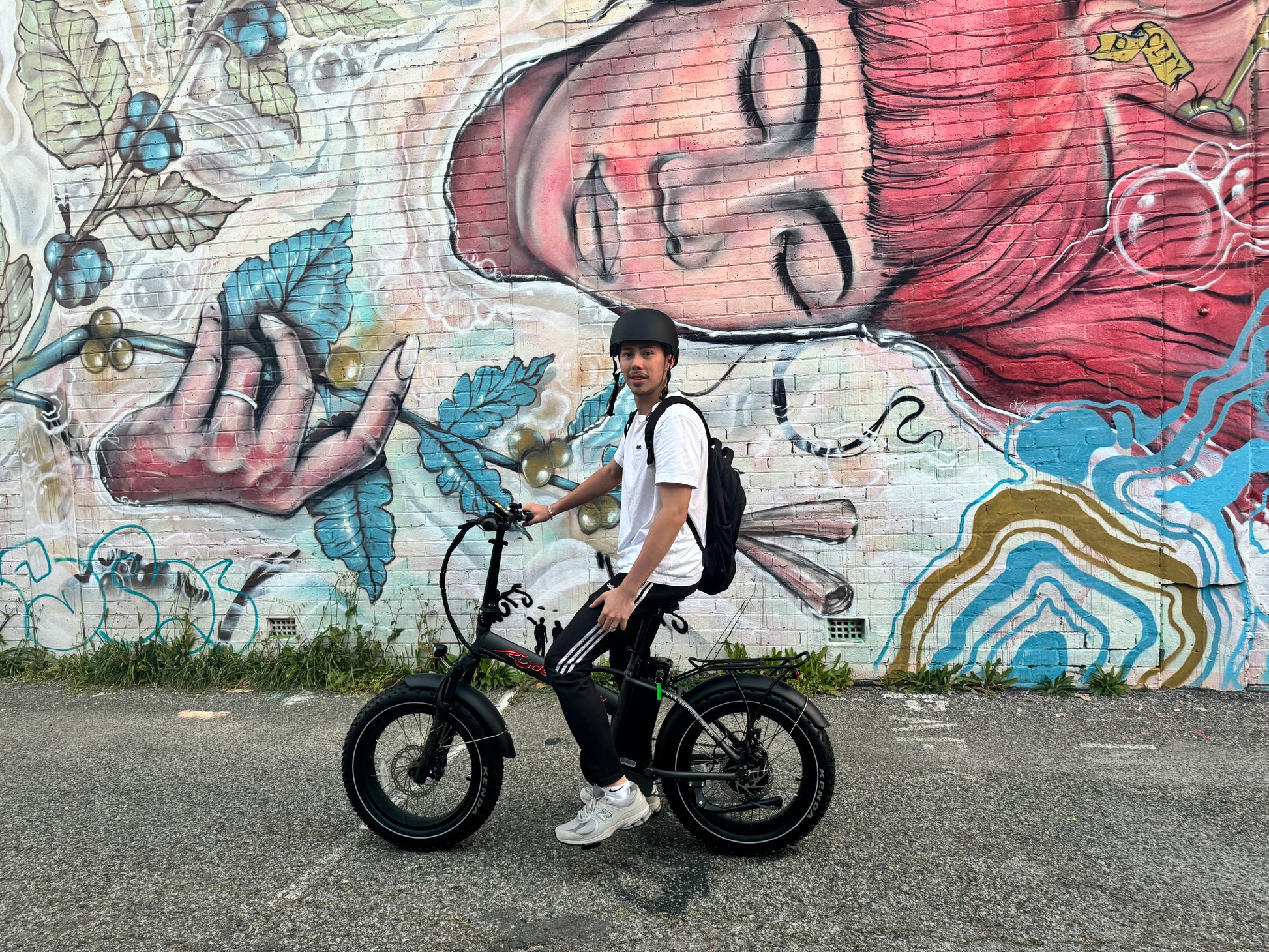 Ryder Fatty Folding Fat Tyre Electric Bike studio photo | Grace & Pace Electric Bikes