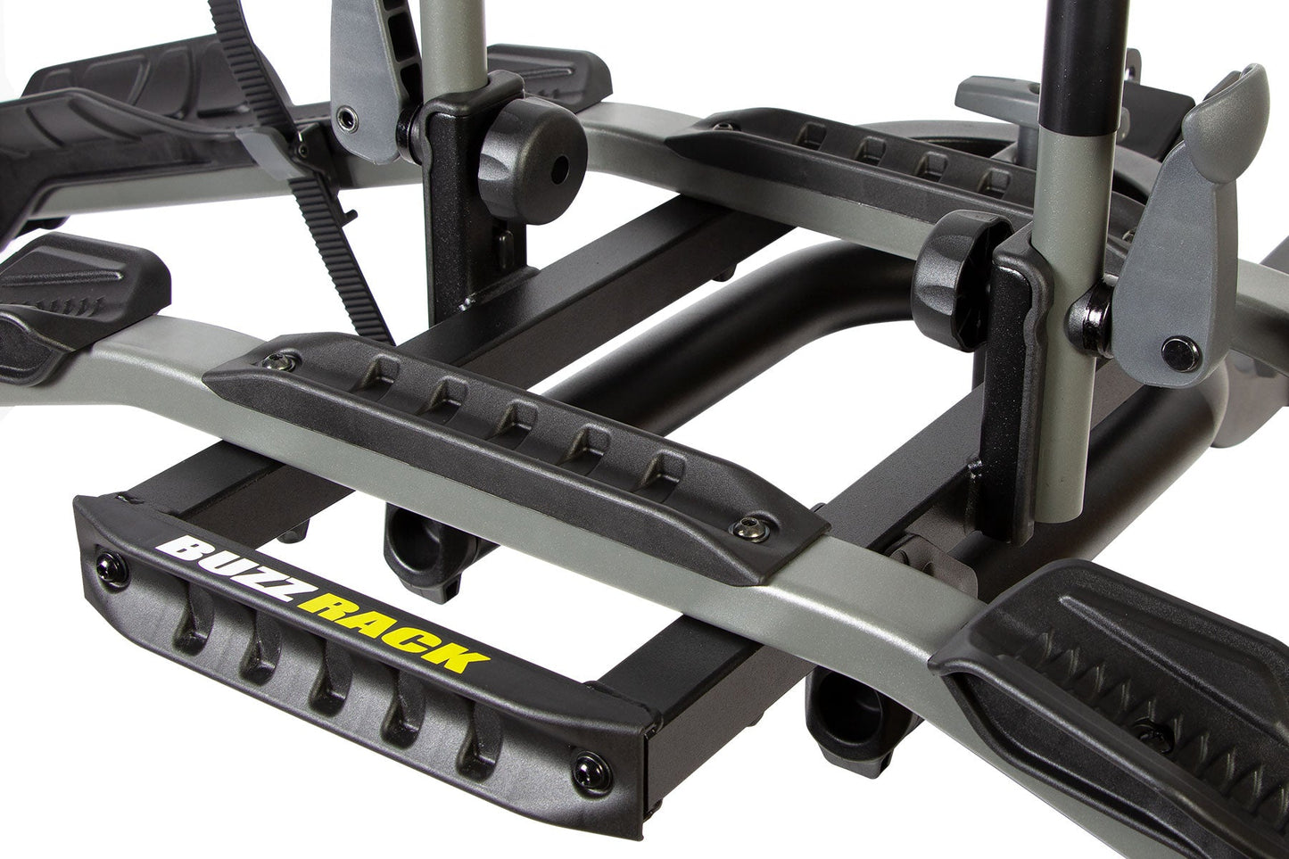 Buzzrack E-Hornet H2 hitch receiver mount detail