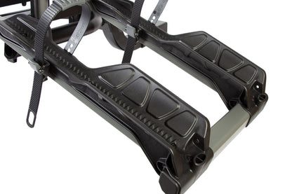 Buzzrack E-Hornet H2 frame clamp locking an e-bike