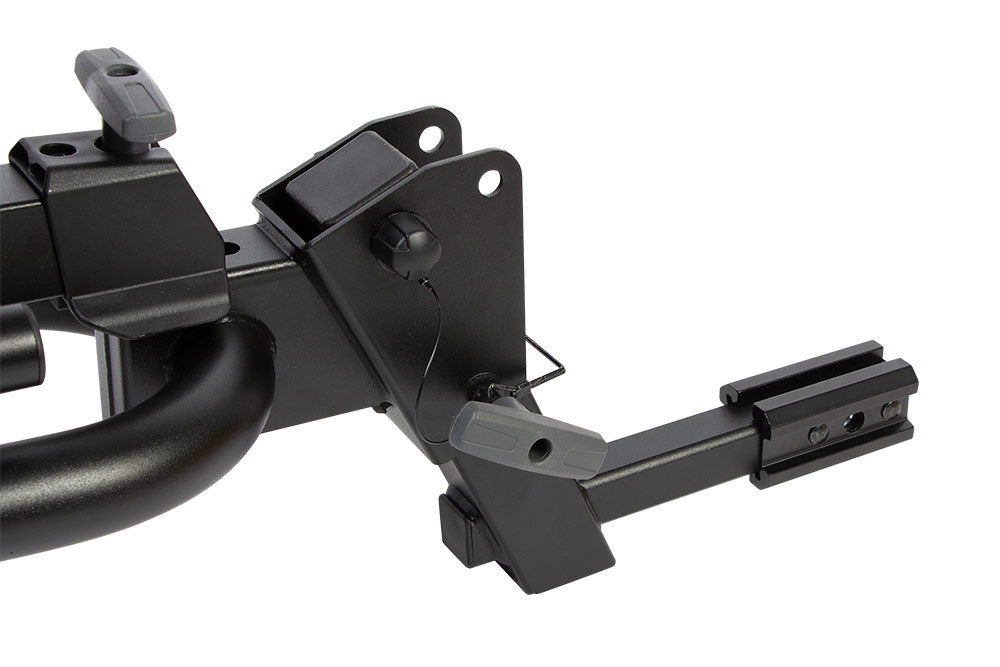 Buzzrack Eazzy H2 tilted for tailgate access