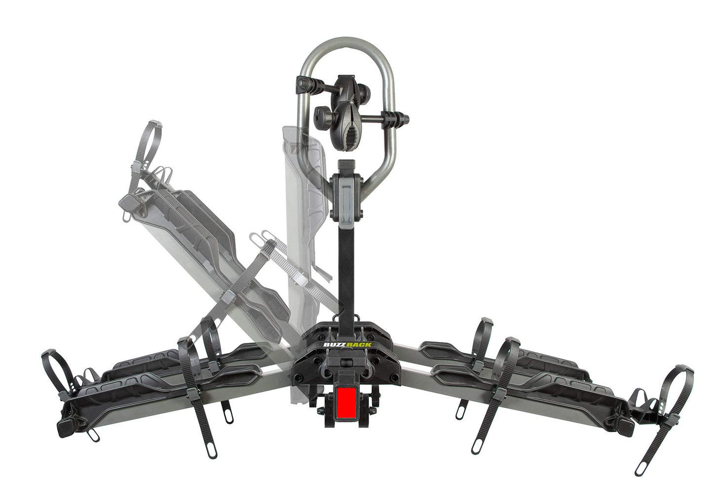 Buzzrack E-Scorpion H2 fitted to vehicle hitch receiver