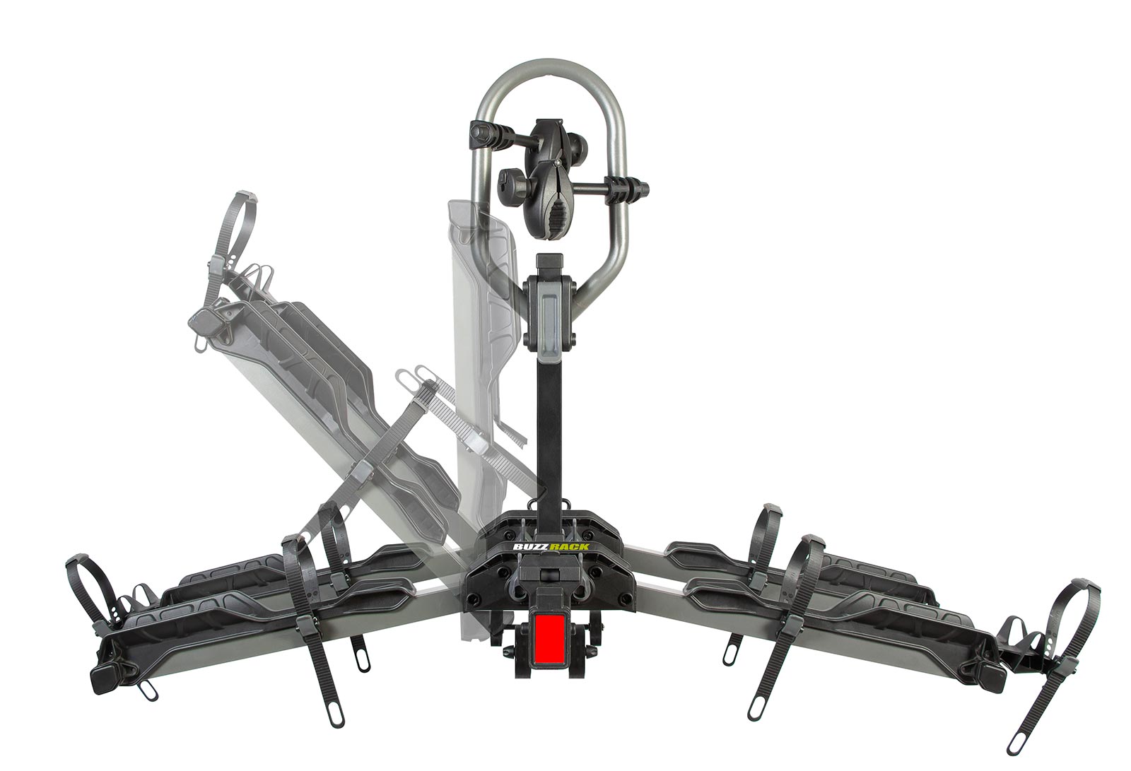 Buzzrack E-Scorpion H2 fitted to vehicle hitch receiver