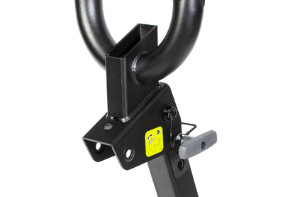 Buzzrack Buzzybee H4 frame strap and clamp detail