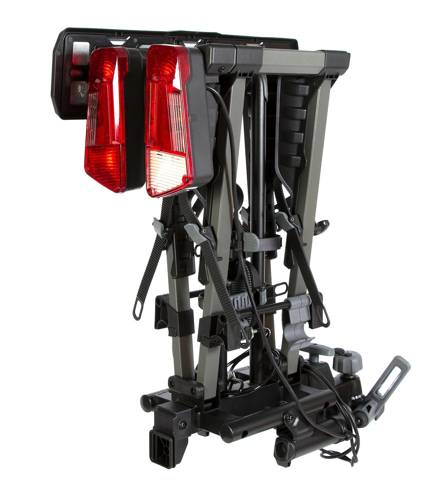 Buzzrack Eazzy 2 wheel tray and ratchet strap detail