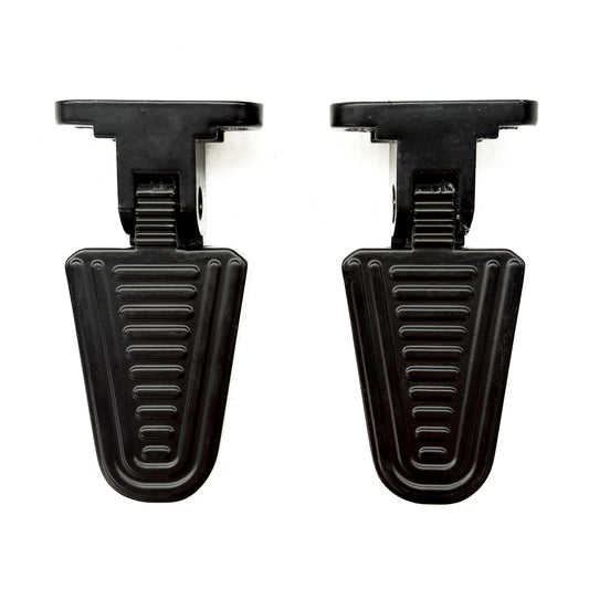 Fatboy folding rear passenger footpegs set of two
