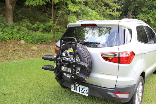 Buzzrack Pilot 4X4 mounted on 4WD spare tyre