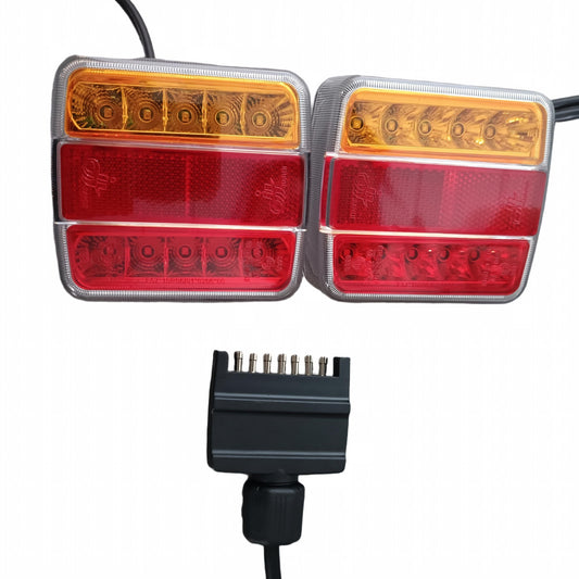 Ampd Bros 7-pin LED Taillight Kit for towbar carrier