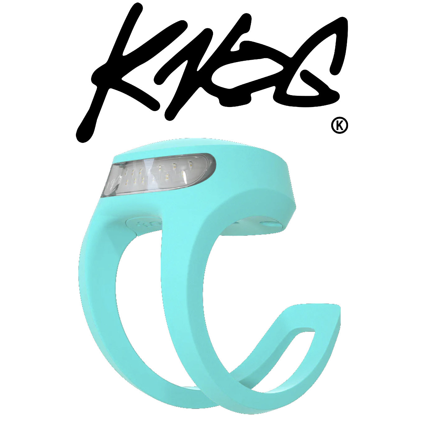 Knog Frog V3 Rear Light 20 Lumens Awesome Aquamarine