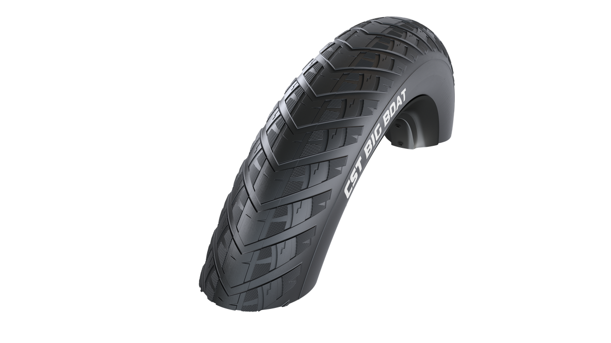 CST Big Boat e-bike tyre tread and sidewall