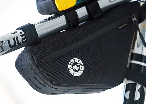 Ulac Touring Max frame bag on a bike
