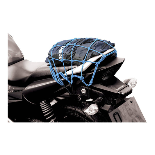 Cargo Net - Elasticated, Blue | 12" x 12" | Grace and Pace Electric Bikes