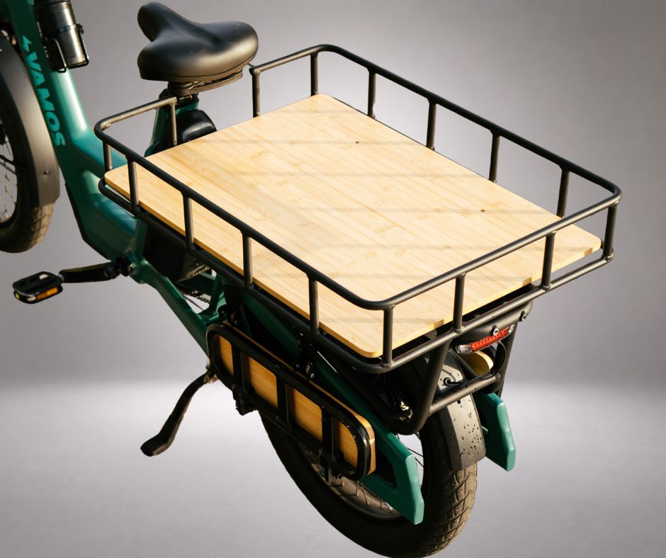 Vamos heavy-duty rear rack for the Amigo Plus e-bike