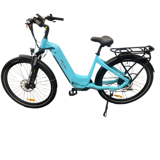 Ryder Maxximus Step-Thru Commuter E-Bike side profile | Grace & Pace Electric Bikes
