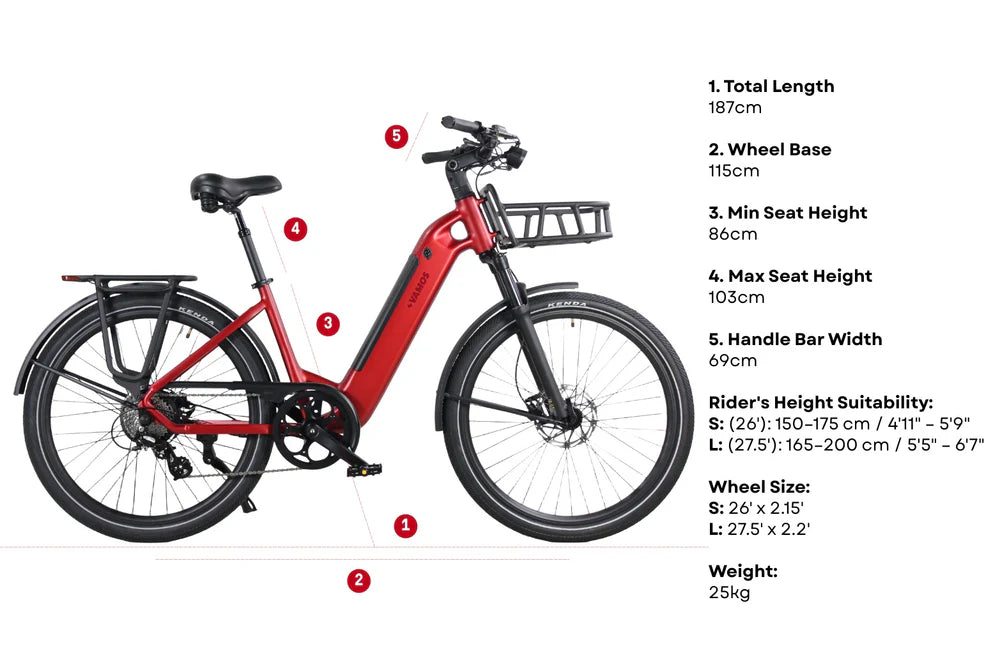 Vamos Rapido 2026 Daily Commuter E-Bike – view 2 | Grace & Pace Electric Bikes