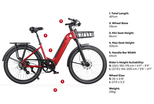 Vamos Rapido 2026 Daily Commuter E-Bike – view 2 | Grace & Pace Electric Bikes