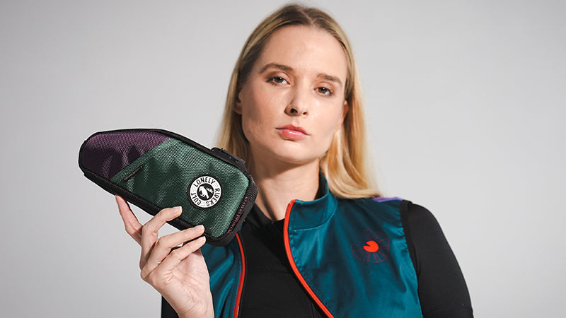Ulac Trekking Pro top tube bag mounted on a bicycle top tube