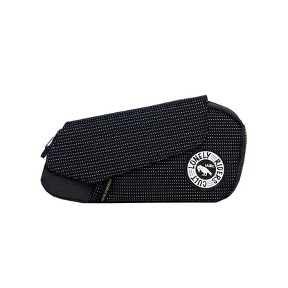 Ulac Trekking Verve 0.9L magnetic flap top tube bag in jet black