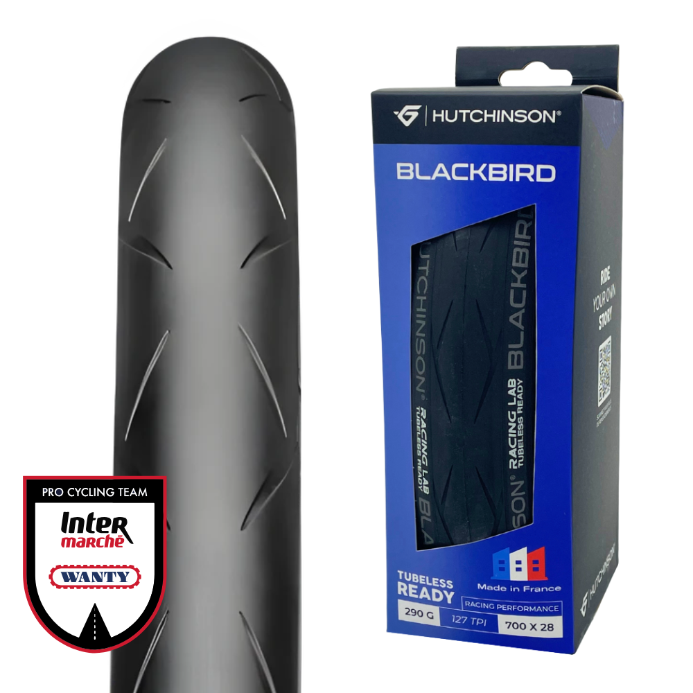 Hutchinson Blackbird TLR road tyre black
