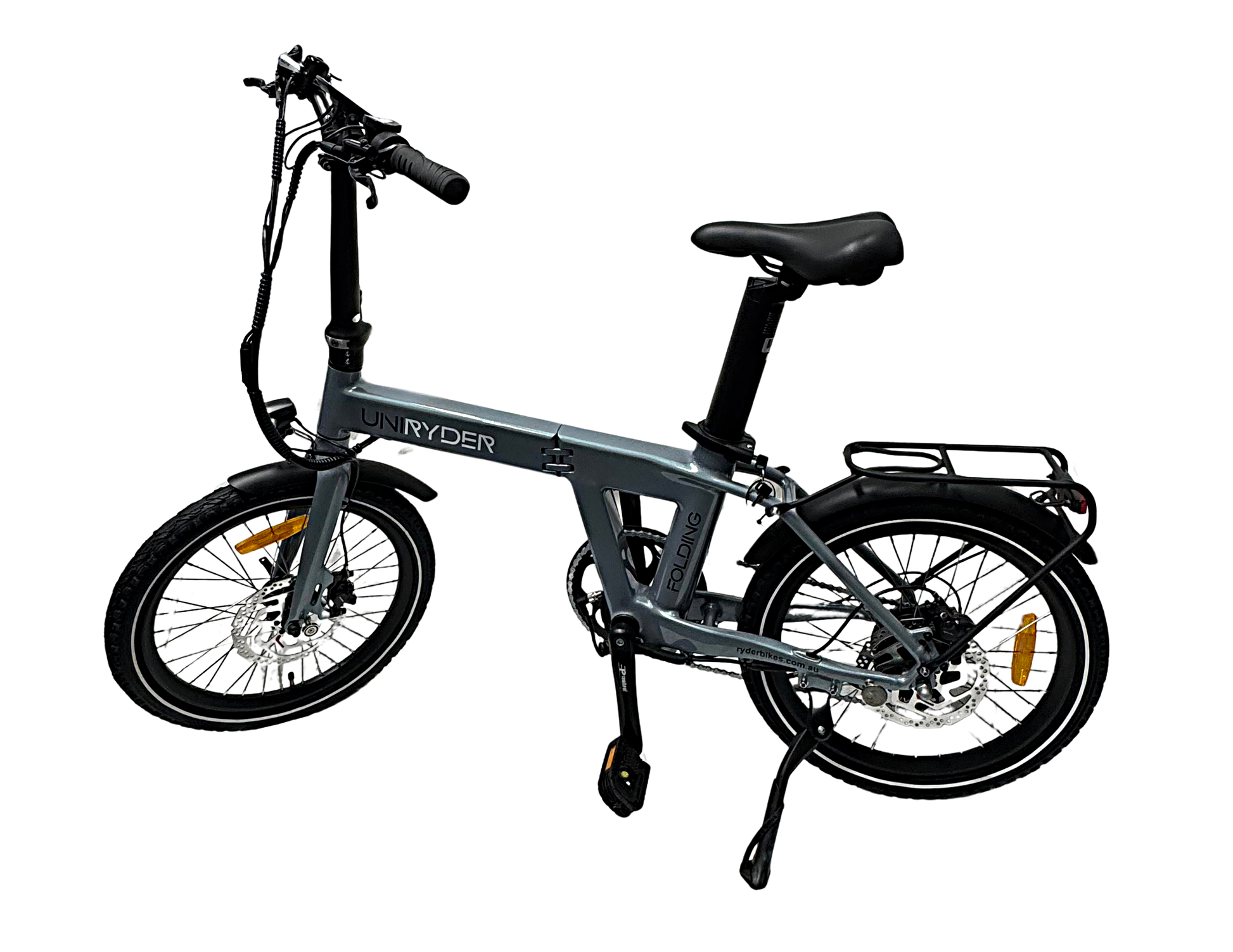 Ryder UniRyder 2 Folding Electric Bike Pearl White | Grace & Pace Electric Bikes