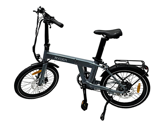 Ryder UniRyder 2 Folding Electric Bike Pearl White | Grace & Pace Electric Bikes