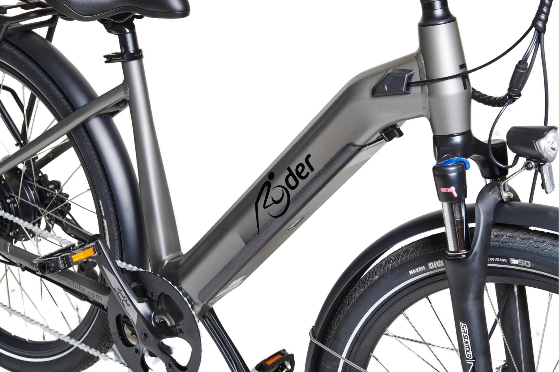 Ryder Uni-Ryder 2 Step-Thru Electric Bike full view | Grace & Pace Electric Bikes