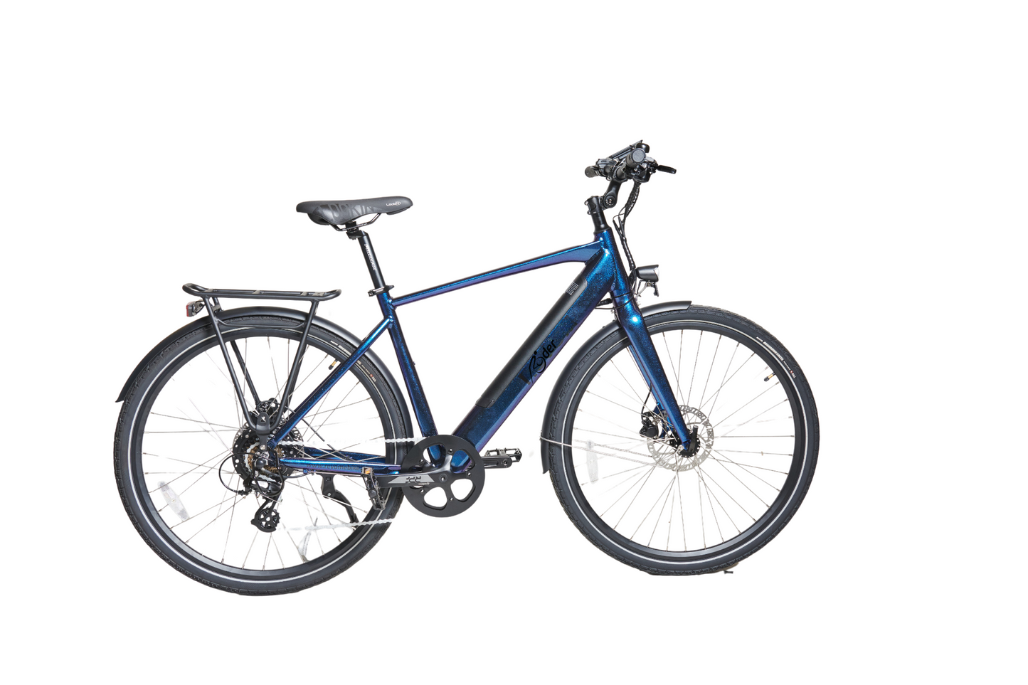 Ryder Pro 3 Commuter E-Bike Metallic Blue | Grace & Pace Electric Bikes