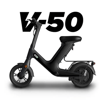 Benzina Zero V-50 Seated Electric Scooter – view 9 | Grace & Pace Electric Bikes