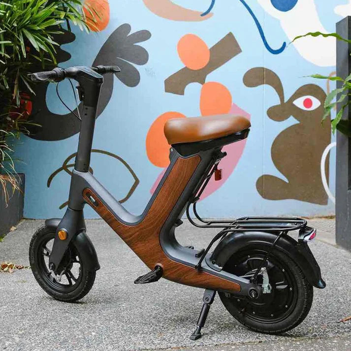 Benzina Zero V-50 Seated Electric Scooter – view 6 | Grace & Pace Electric Bikes