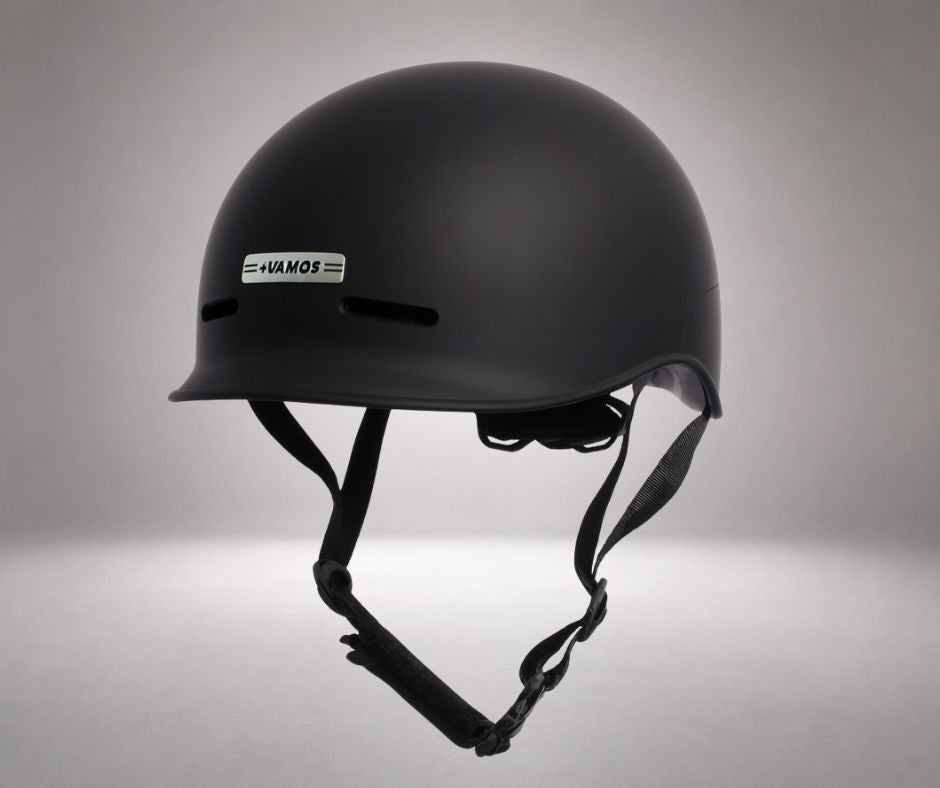 Vamos Bike Helmet in black - Grace and Pace Electric Bikes Alphington