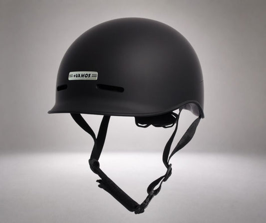 Vamos Bike Helmet in black - Grace and Pace Electric Bikes Alphington