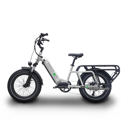 Benzina Zero HAULeR Cargo Electric Bike - White