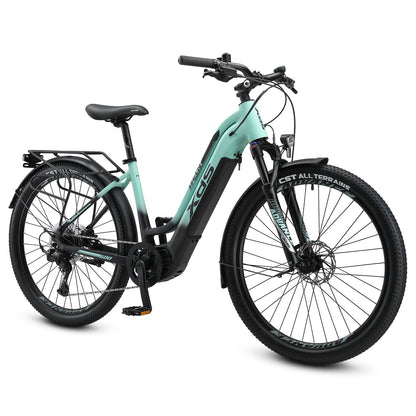 XDS Advance 600 Step-Thru Electric Bike in Black / Green