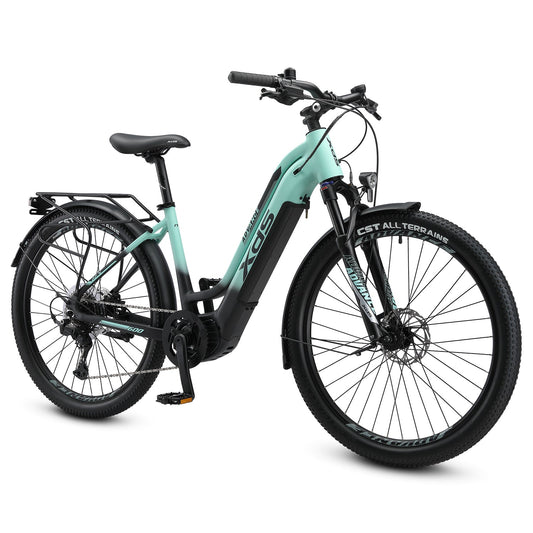 XDS Advance 600 Step-Thru Electric Bike in Black / Green