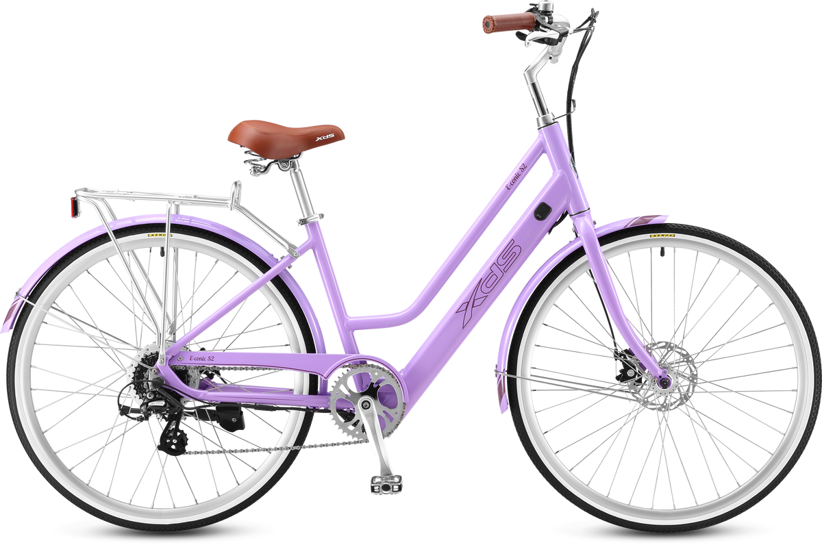 XDS E-Conic S2 Electric Bike Lavender side view