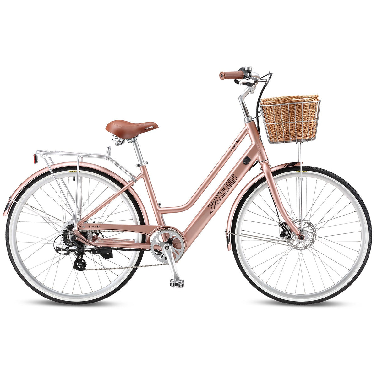 XDS E-Conic S2 Electric Bike Rose Gold side view