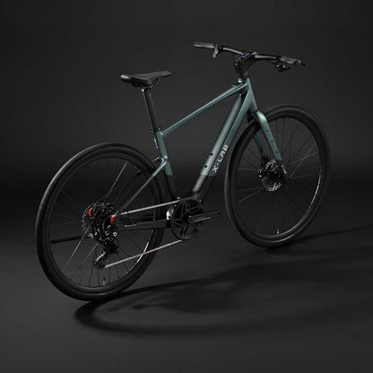 XDS X-Lab SP5+ Electric Commuter Bike Pinecrest Green side view