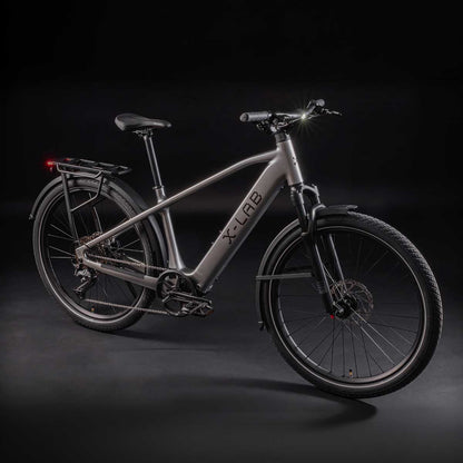 XDS X-Lab ST5+ Electric Commuter Bike in Mercury Silver