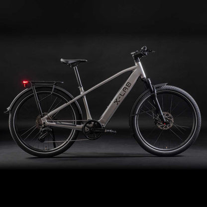 XDS X-Lab ST5+ Electric Commuter Bike Mercury Silver detail