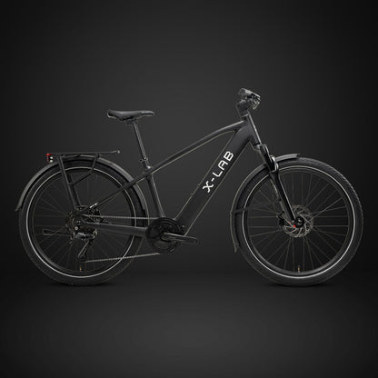 XDS X-Lab ST5+ Electric Commuter Bike Nightfall Black side view