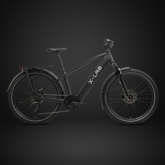XDS X-Lab ST5+ Electric Commuter Bike Nightfall Black side view