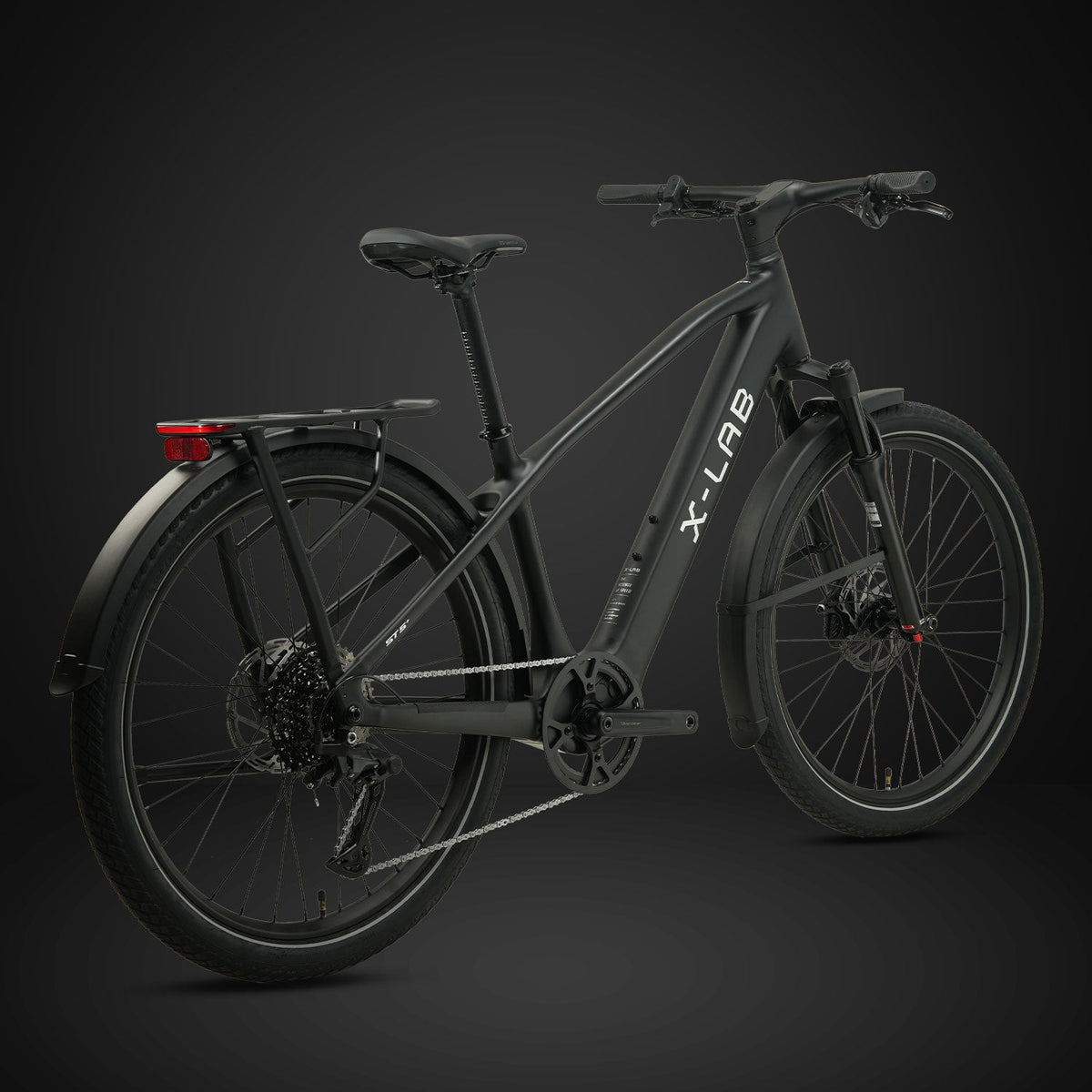 XDS X-Lab ST5+ Electric Commuter Bike Nightfall Black detail