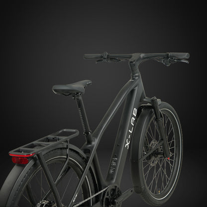 XDS X-Lab ST5+ Electric Commuter Bike Nightfall Black drivetrain
